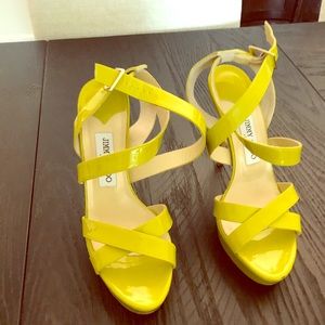 Jimmy Choo Yellow Heels